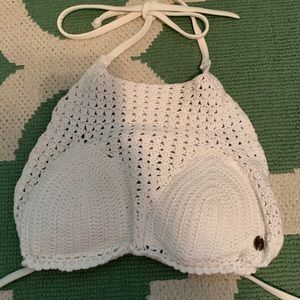 billabong crochet bikini top